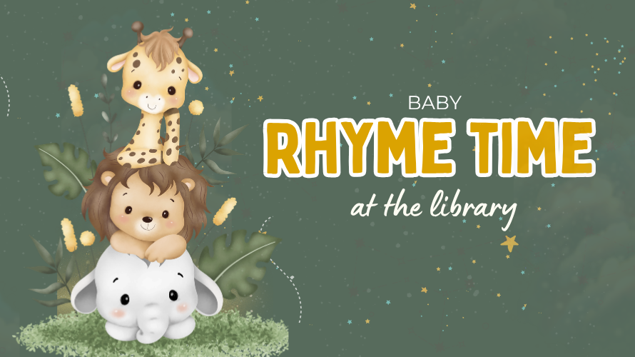 Baby rhyme time at the library