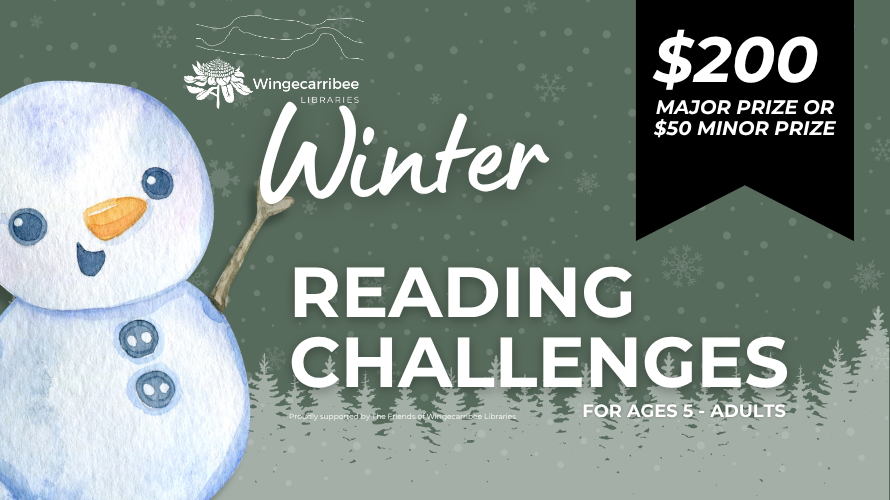 Winter reading challenges! You could win $200, or $50!